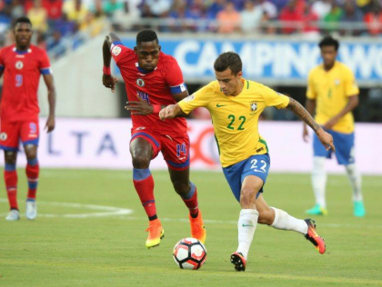 Nationala Braziliei a facut spectacol in al doilea meci de la Copa America. Echipa lui Dunga a zdrobit-o pe Haiti 