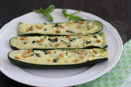 Dovlecei umpluti cu legume si cascaval
