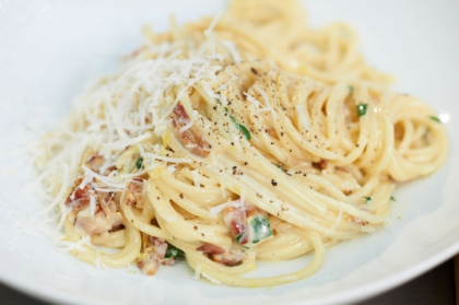 Paste carbonara, dupa reteta lui Florin Dumitrescu