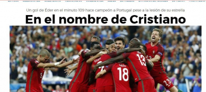 Moment GENIAL dezvaluit de Eder! Ce i-a spus Cristiano Ronaldo inainte de prelungiri. Ce scriu marile publicatii de sport din Europa dupa victoria istorica a Portugaliei