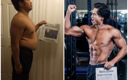 Transformarea incredibila prin care a trecut acest barbat, in doar 12 saptamani. Metoda prin care a reusit sa slabeasca 21 de kilograme