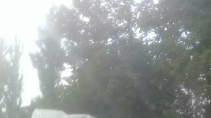 Trei persoane, transportate la spital, dupa ce microbuzul in care se aflau s-a izbit intr-un copac si s-a rasturnat pe o strada din capitala - GALERIE FOTO