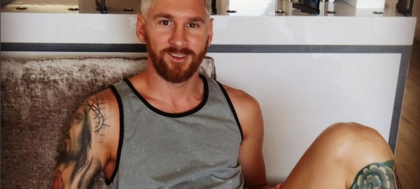 FOTO INCREDIBIL! Messi s-a facut POKEMON :) Starul Barcelonei s-a vopsit BLOND. Vezi cum arata FOTO INCREDIBIL! Messi s-a facut POKEMON :) Starul Barcelonei s-a vopsit BLOND. Vezi cum arata