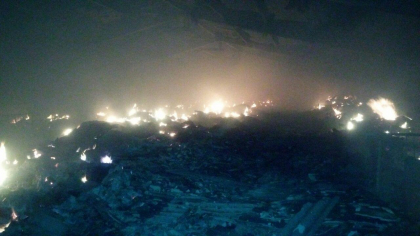 Un depozit de furaje din Floresti, cuprins de flacari. Doua autospeciale au intervenit - GALERIE FOTO 