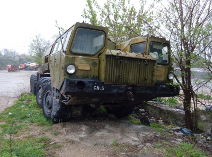 Transportator de rachete, model Maz de vanzare. Anuntul facut pe un site din Moldova - FOTO