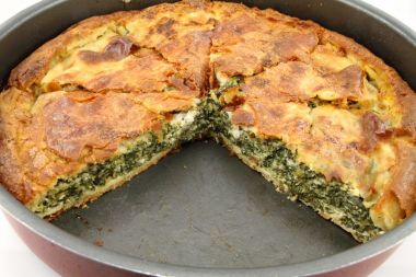 Placinta greceasca cu spanac Placinta greceasca cu spanac