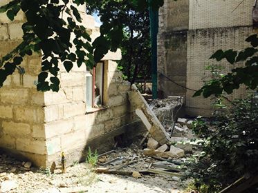 Un camin al Universitatii de Stat, facut una cu pamantul. Imagini dezolante: Ce spun studentii - GALERIE FOTO