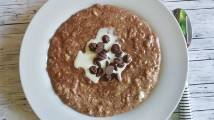 Budinga de orez in ciocolata! Un adevarat deliciu Budinga de orez in ciocolata! Un adevarat deliciu