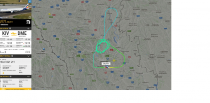 Ultima ora! Un avion de pe cursa Chisinau - Moscova a facut cale intoarsa dupa ce a zburat o ora in cerc in spatiul aerian al Moldovei: pilotii au descoperit o eroare la bord Ultima ora! Un avion de pe cursa Chisinau - Moscova a facut cale intoarsa dupa ce a zburat o ora in cerc in spatiul aerian al Moldovei: pilotii au descoperit o eroare la bord