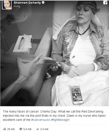 Imaginile sfasietoare postate de actrita Shannen Doherty de pe patul de spital. "Asa arata cancerul". FOTO Imaginile sfasietoare postate de actrita Shannen Doherty de pe patul de spital. "Asa arata cancerul". FOTO
