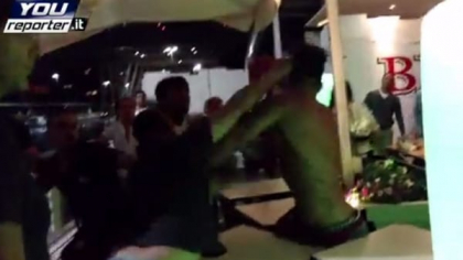 Trei moldoveni s-au luat la harta cu angajatii unui local din Italia. Ce au avut de impartit - VIDEO  