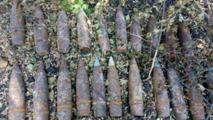 Pericol de explozie. La Anenii Noi au fost descoperite obuze din Al Doilea Razboi Mondial Pericol de explozie. La Anenii Noi au fost descoperite obuze din Al Doilea Razboi Mondial