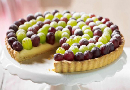 Desert aromat de sezon: tarta cu struguri Desert aromat de sezon: tarta cu struguri