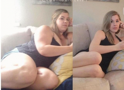 Dupa ce a slabit 40 de kilograme, este mereu in vizorul barbatilor. Cum a reusit femeia din imagini aceasta performanta