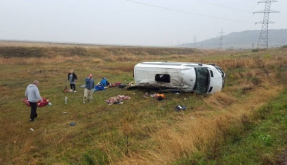MAEIE despre accidentul din Romania, cu sase moldoveni raniti si o persoana decedata: "Consulul Republicii Moldova se afla la fata locului" MAEIE despre accidentul din Romania, cu sase moldoveni raniti si o persoana decedata: "Consulul Republicii Moldova se afla la fata locului"