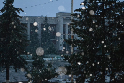 Si la Drochia a nins! Imagini ca in povestile de Craciun - GALERIE FOTO Si la Drochia a nins! Imagini ca in povestile de Craciun - GALERIE FOTO