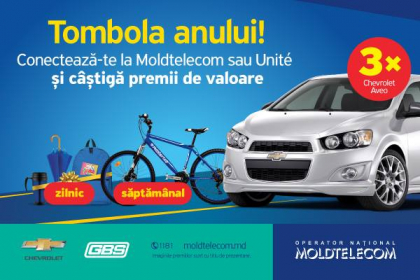 (P) Tombola Anului de la Moldtelecom, cu premii de valoare (P) Tombola Anului de la Moldtelecom, cu premii de valoare