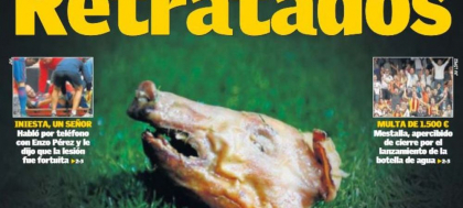 "PORCILOR!" Imagine scandaloasa intr-un ziar din Spania! Messi, Suarez si Neymar au fost atacati incredibil pe prima pagina