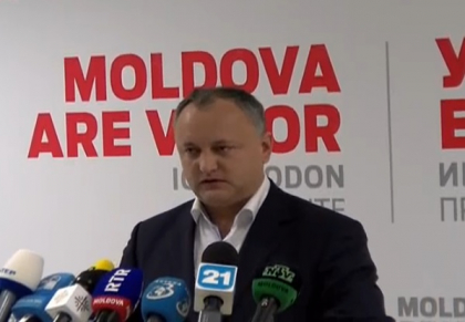 Igor Dodon catre Maia Sandu: "Pregatiti-va sa pierdeti aceste alegeri, nu ati crescut ca sa castigati"