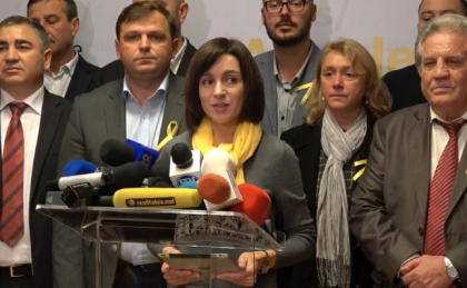 Maia Sandu catre Igor Dodon: "Nu eu va voi invinge in turul 2, ci oamenii din Republica Moldova"