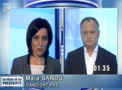 Cum veti lupta cu coruptia? Sandu: "Vom construi un DNA ca in Romania" Dodon: "trebuie sa avem un presedinte care nu face parte din acest sistem"