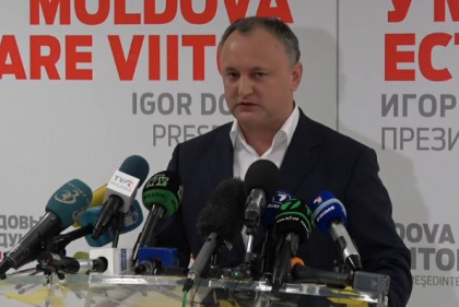 Dodon catre Maia Sandu: "Nu vi s-a primit acum, o sa se primeasca peste 4 ani. Eu inteleg ca aveti emotii" Dodon catre Maia Sandu: "Nu vi s-a primit acum, o sa se primeasca peste 4 ani. Eu inteleg ca aveti emotii"