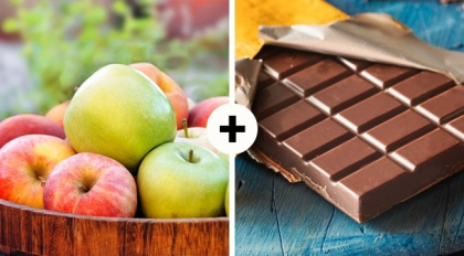 A combinat mere cu ciocolata neagra! Incredibil ce s-a intamplat mai tarziu