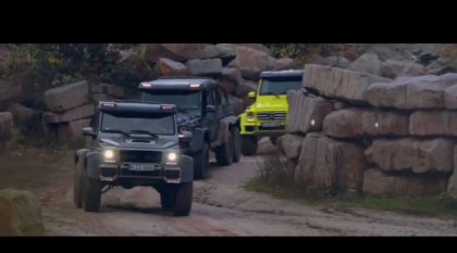 Sesiune de off-road cu 3 dintre cele mai tari Mercedes-uri G-Class pe care banii le pot cumpara - VIDEO Sesiune de off-road cu 3 dintre cele mai tari Mercedes-uri G-Class pe care banii le pot cumpara - VIDEO