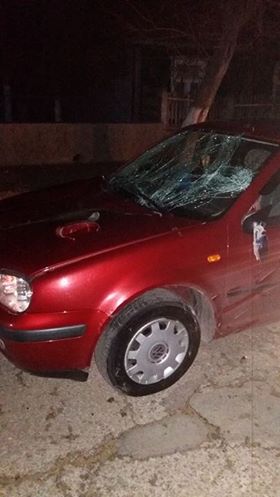 Accident in satul Balasesti, raionul Cantemir. Un cal a iesit in fata unei masini. Ce a urmat - GALERIE FOTO