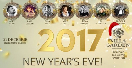 Restaurantul VILLA GARDEN va invita la un Revelion 2017 cum nu ati mai vazut! Restaurantul VILLA GARDEN va invita la un Revelion 2017 cum nu ati mai vazut!