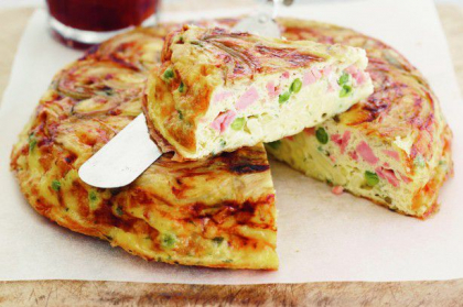 Frittata rapida pentru micul dejun sau pachetul de la serviciu Frittata rapida pentru micul dejun sau pachetul de la serviciu