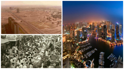 Felul in care arata Dubaiul in 1990 nu are nicio legatura cu Dubaiul din 2017. Cum s-a transformat din desert in paradis - GALERIE FOTO