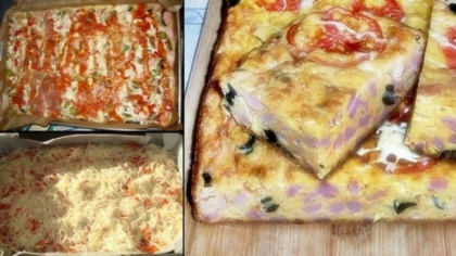 Pizza fara blat! Iata reteta minune Pizza fara blat! Iata reteta minune