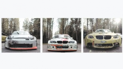 Drift-uri intr-o fosta baza de rachete sovietica cu 3 piloti profesionisti. Imagini de exceptie - VIDEO