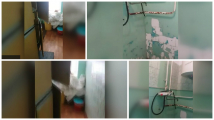 "Depozit de rufe murdare, geamurile deschise, iar baia..." Cum ar arata sectia de Pediatrie de la Spitatul raional Straseni. Imagini filmate cu un telefon mobil - VIDEO