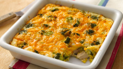 Broccoli cu orez si branza la cuptor, o reteta pe care trebuie sa o incerci
