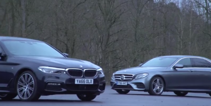 Batalia sedan-urilor de lux se da intre Mercedes si BMW. Cine castiga? - VIDEO 