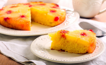Tort de post cu ananas din 5 ingrediente Tort de post cu ananas din 5 ingrediente