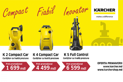 Karcher Moldova: 10% reducere la tot! Karcher Moldova: 10% reducere la tot!