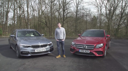 Ambele ofera un motor diesel, dar care e mai bun? Test comparativ intre Mercedes E220d si BMW 520d - VIDEO Ambele ofera un motor diesel, dar care e mai bun? Test comparativ intre Mercedes E220d si BMW 520d - VIDEO