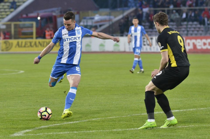 O noua infrangere pentru echipa portarului moldovean Nicolae Calancea. Craiova a ceda in meciul Campionatului Romaniei, cu Astra Giurgiu, scor 1 la 3