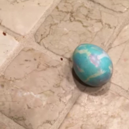 Surpriza uriasa! A spart un ou fiert de 9 ani - VIDEO Surpriza uriasa! A spart un ou fiert de 9 ani - VIDEO