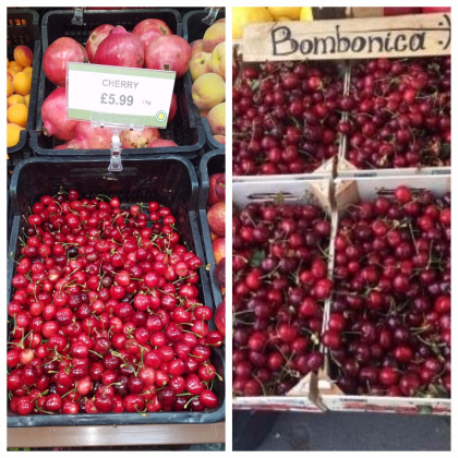La Londra ciresele sunt mai ieftine decat la Chisinau. Pretul din pietele de acolo vs pietele moldovenesti - FOTO La Londra ciresele sunt mai ieftine decat la Chisinau. Pretul din pietele de acolo vs pietele moldovenesti - FOTO