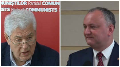 Dodon ii raspunde lui Voronin dupa ce acesta a criticat vizita sa la Moscova: "Voronin ii foarte gelos, daca Putin il invita la parada, el se pornea cu 2 luni inainte pe jos pentru ca sa nu intarzie"