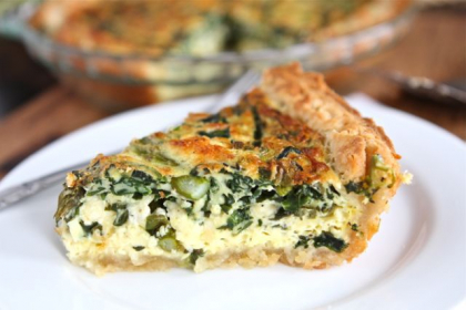 Quiche cu spanac si branza feta, un adevarat deliciu Quiche cu spanac si branza feta, un adevarat deliciu
