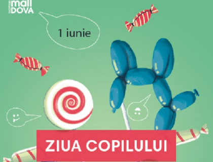 De Ziua Copiilor, Shopping MallDova se transforma in universul distractiei pentru cei mici