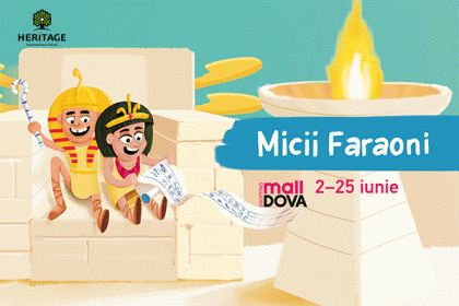Expozitia interactiva " Micii Faraoni", la Shopping MallDova - VIDEO