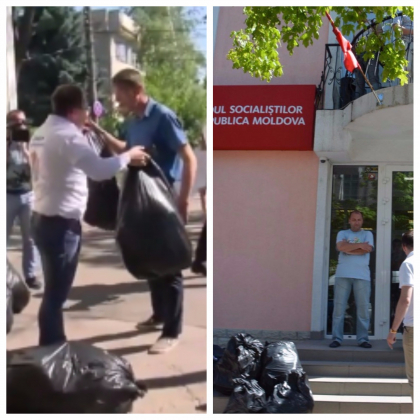Liberalii si socialistii au facut din saci de gunoi mingi de fotbal si le-au pasat de la un sediu la altul - VIDEO Liberalii si socialistii au facut din saci de gunoi mingi de fotbal si le-au pasat de la un sediu la altul - VIDEO