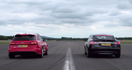 Aflam in sfarsit cum se descurca Audi-ul RS6 impotriva electricei Tesla Model S - VIDEO Aflam in sfarsit cum se descurca Audi-ul RS6 impotriva electricei Tesla Model S - VIDEO