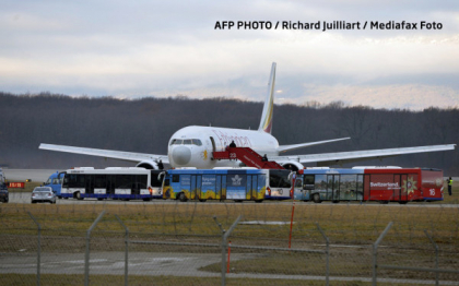 "E inchis, reveniti mai tarziu". Culmea, aviatia elvetiana nu a oprit avionul deturnat spre Geneva. Afla motivul